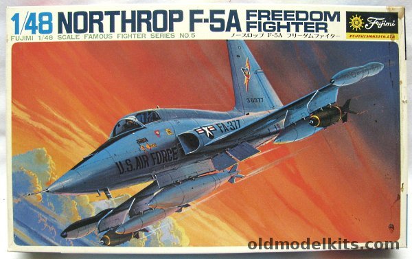 Fujimi 1/48 Northrop F-5A Tiger Freedom Fighter - USAF / RCAF / Netherlands / Taiwan (China), 5A5-500 plastic model kit